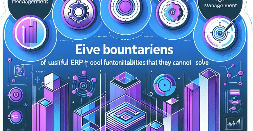 好用的 ERP 工具功能边界：不能解决的 5 类管理问题